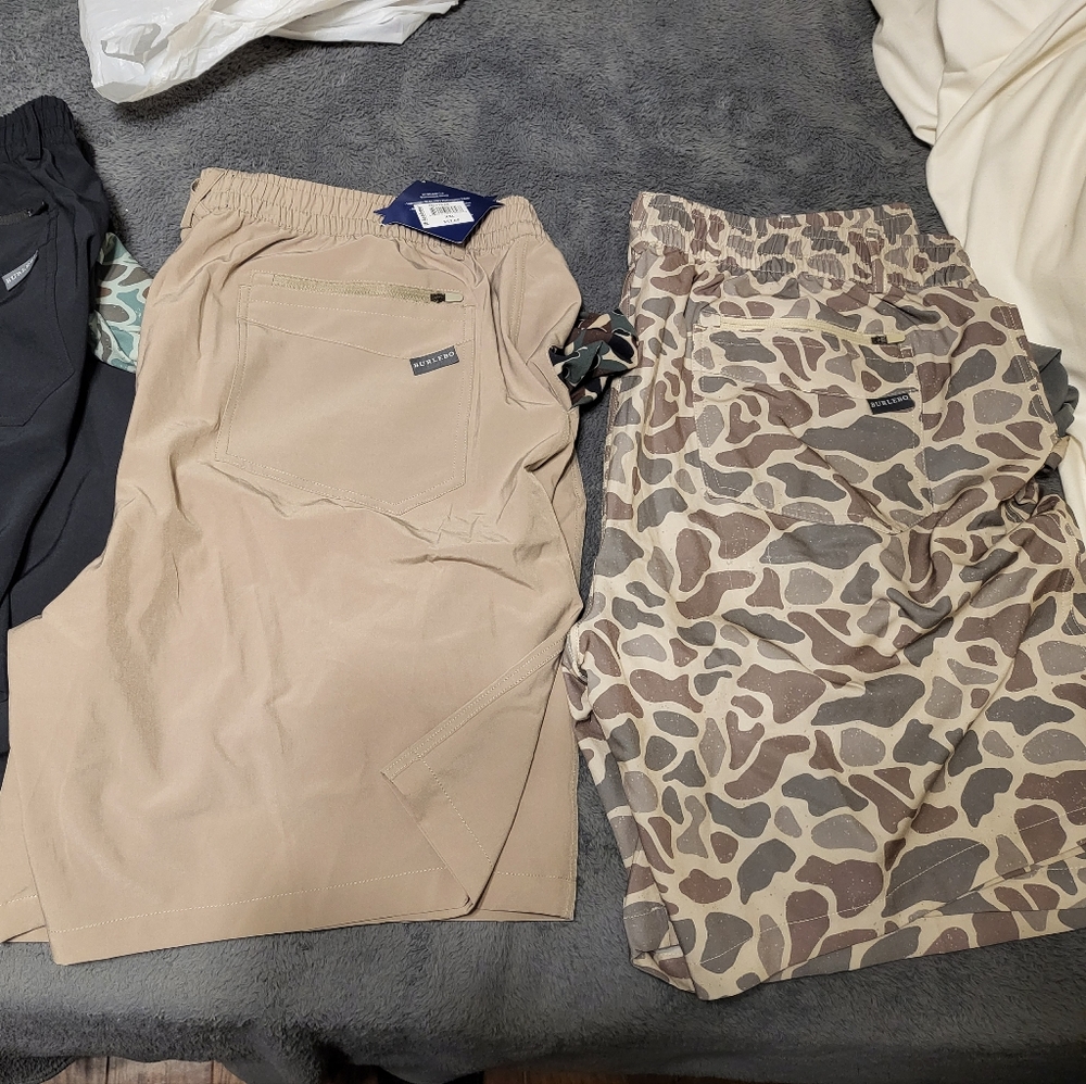 Mens Burlebo shorts camo only sz 2x
